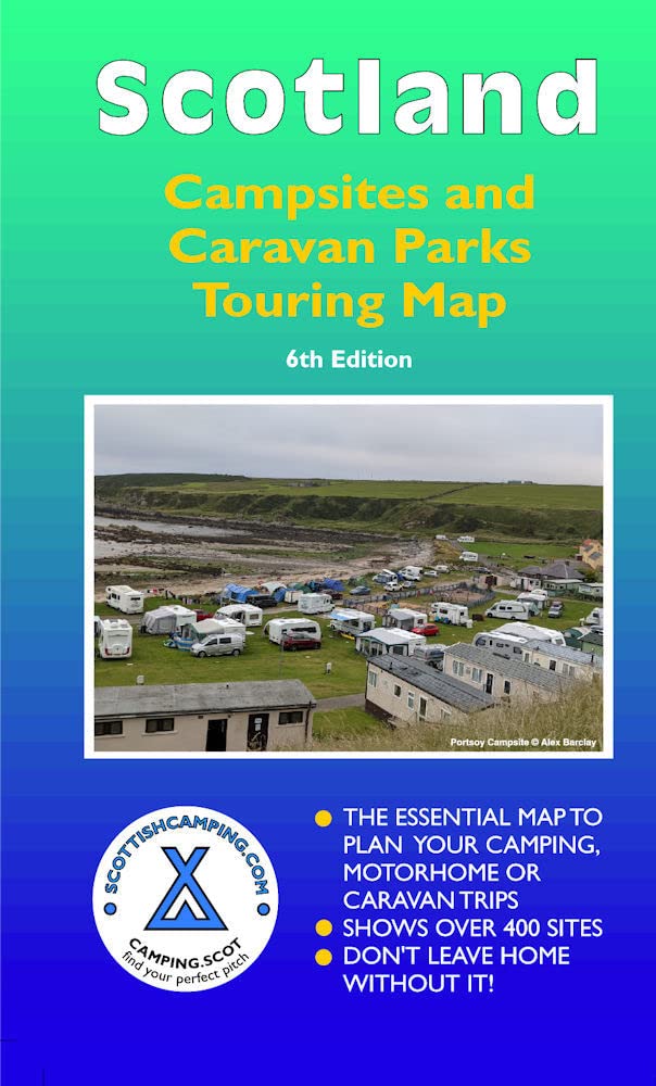 Scotland Campsites and Caravan Parks: Touring Map Maps & Plans