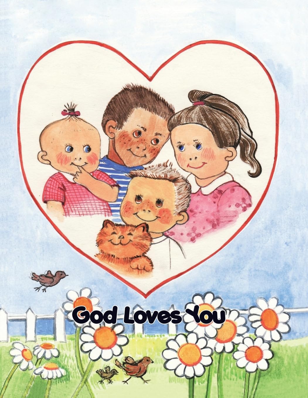 GOD LOVES YOU, children's colouring book Non-fiction