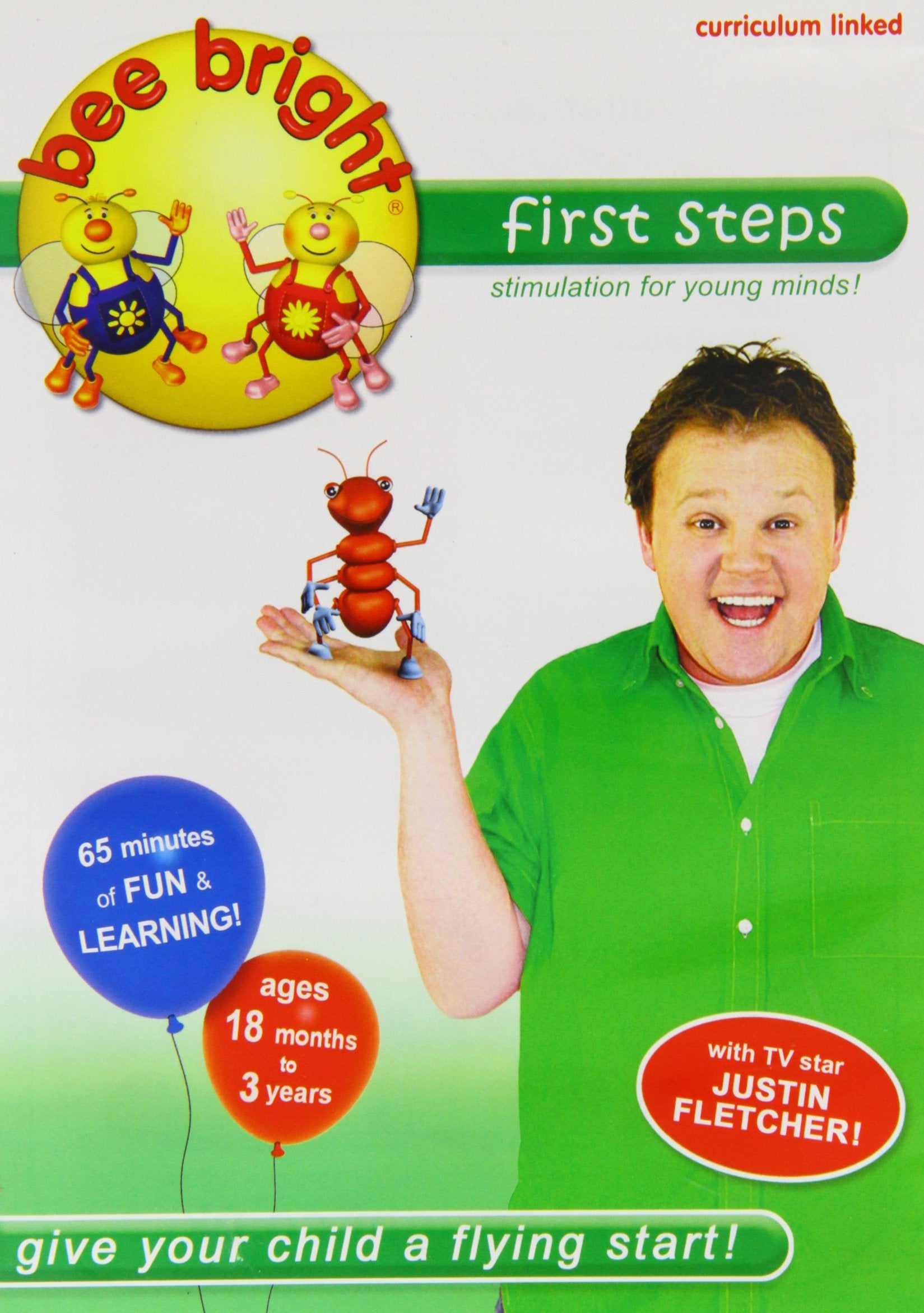 Product Image: Bee Bright First Steps With Justin Fletcher (18 months - 3 years)