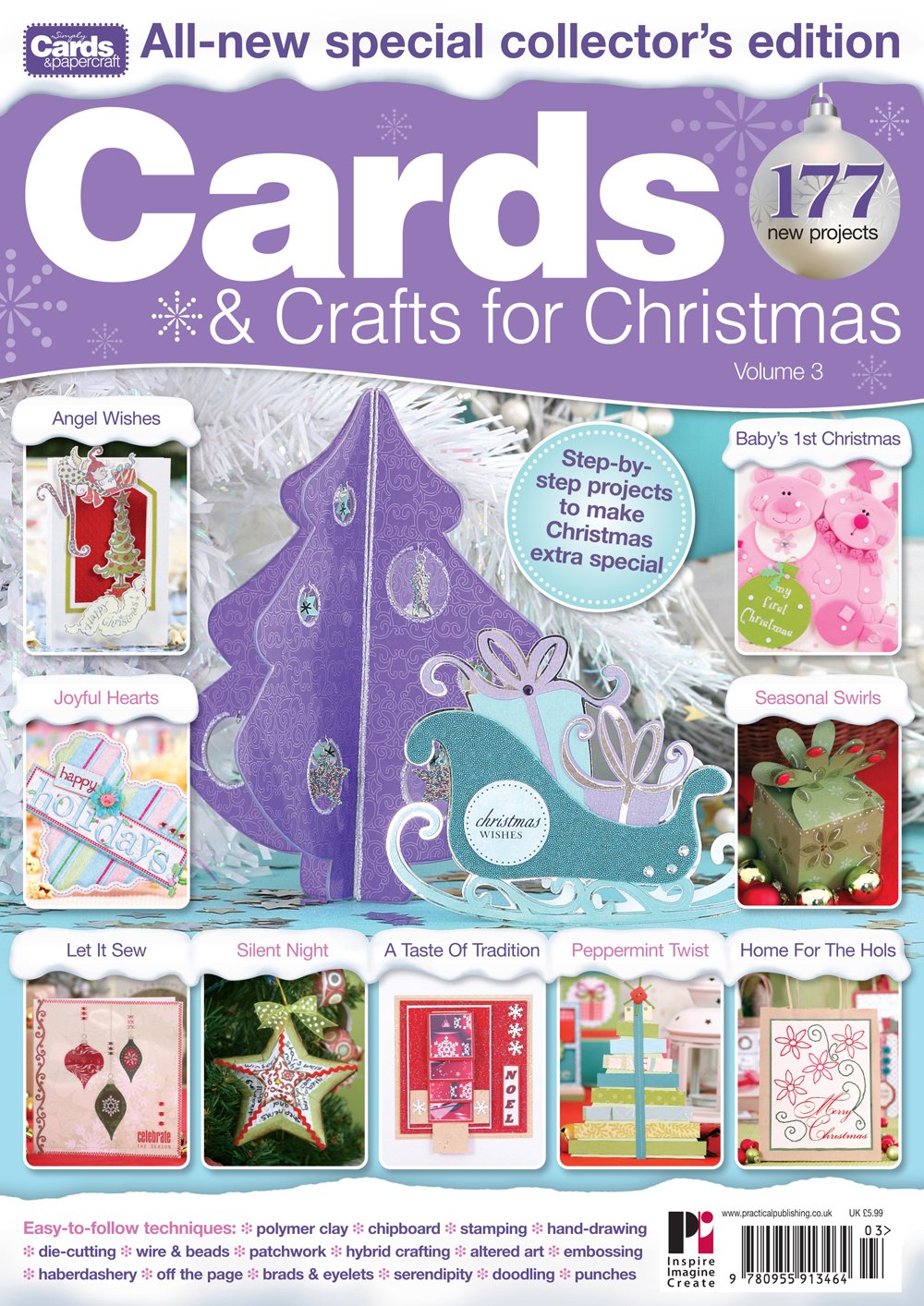 Cards & Crafts for Christmas Vol 3 Books