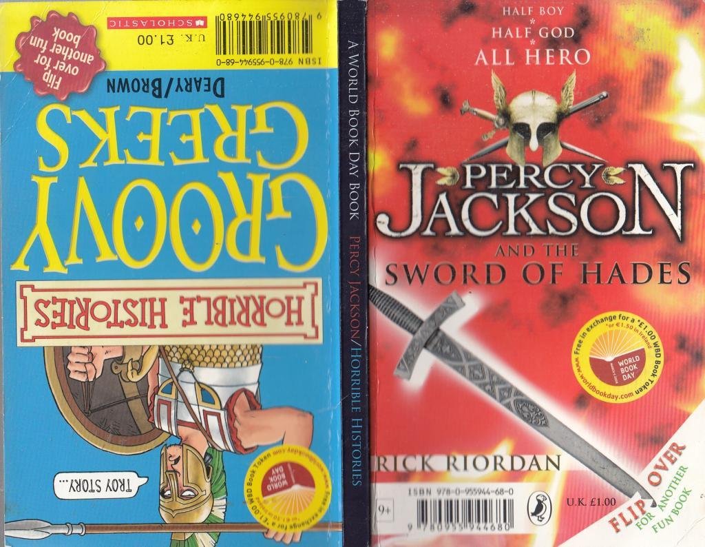 Percy Jackson and the Sword of Hades/Horrible Histories: Groovy Greeks: World Book Day Non-fiction