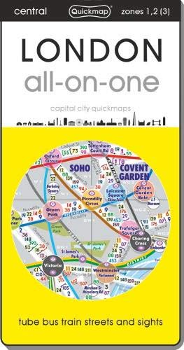 London All-on-One: Tube, Bus, Train, Walking and Sights: Tube, Bus, Walking, Sights and Areas (City Quickmaps) Leisure, Home & Garden