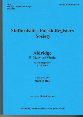 Aldridge, St. Mary the Virgin: Parish Registers 1771-1900 Reference Books