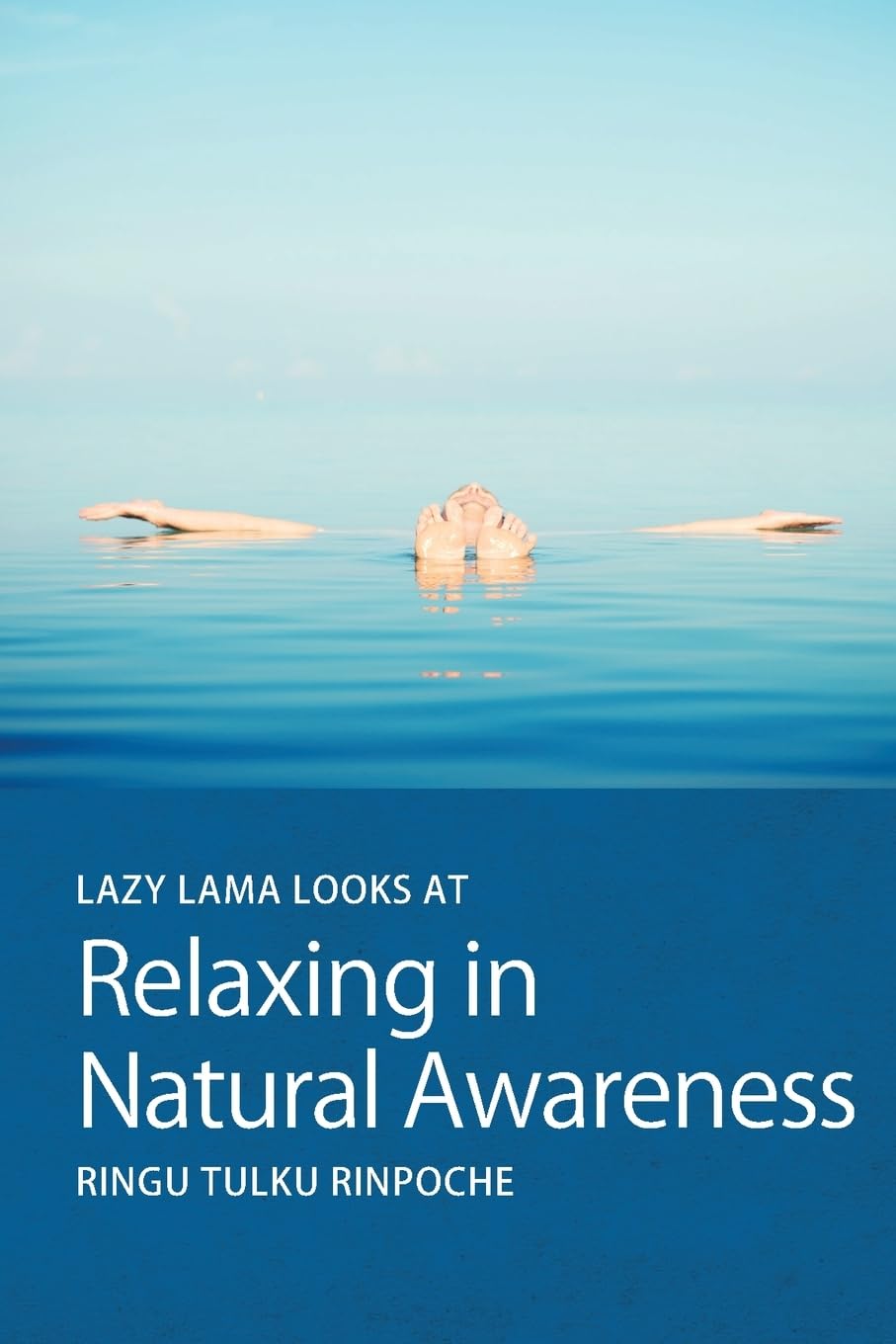 Lazy Lama looks at Relaxing in Natural Awareness book