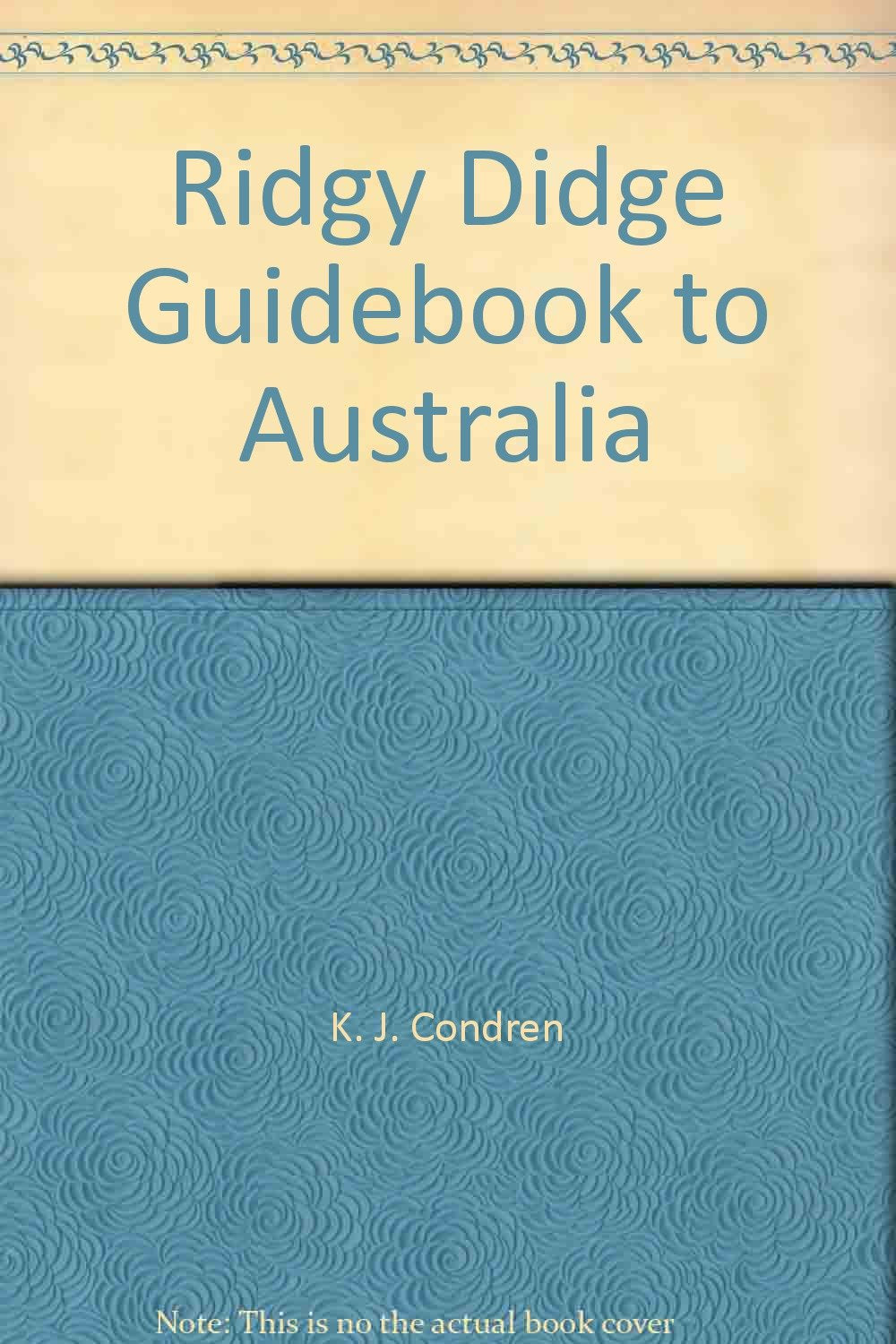 Product Image: Ridgy Didge Guidebook to Australia