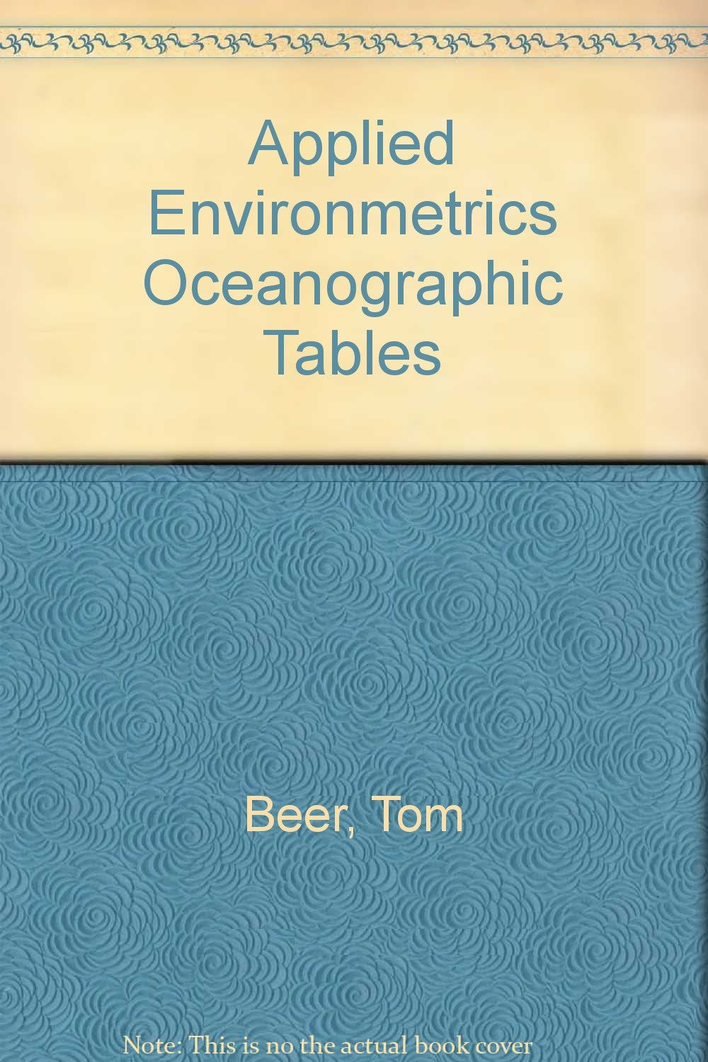 Product Image: Applied Environmetrics Oceanographic Tables