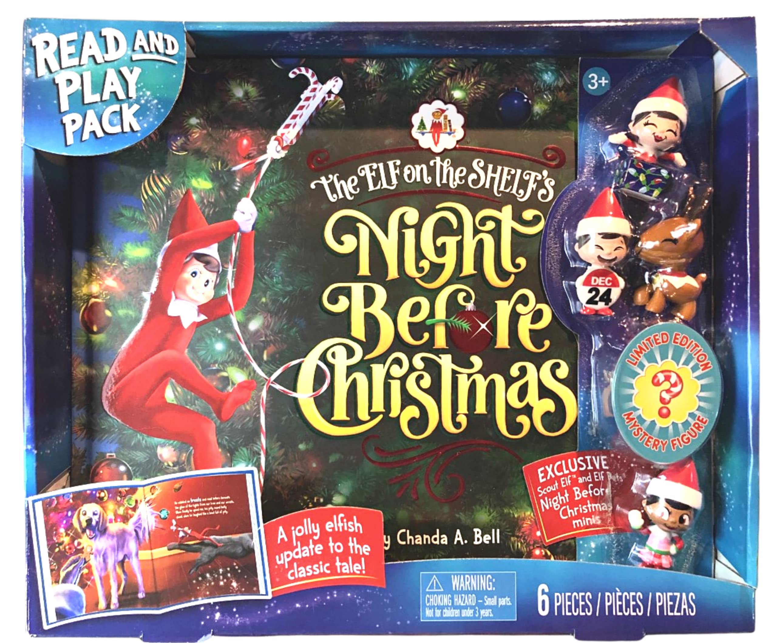 The Elf on the Shelf's the Night Before Christmas Hardcover Chanda Bell book