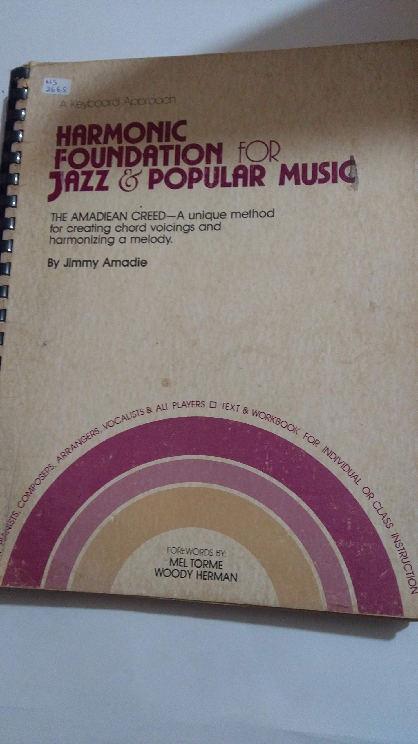 Harmonic Foundation for Jazz and Popular Music Arts & Music