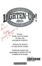 Lighten Up: 5 Ingredient Less Fat Recipes Cooking & Enjoying