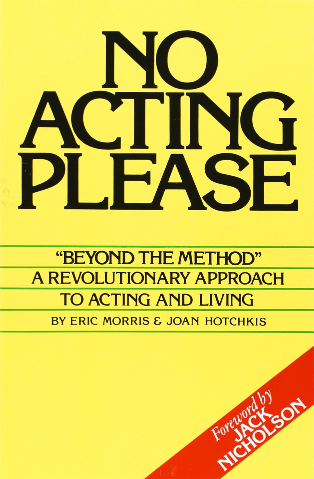 No Acting Please Film, Art & Culture