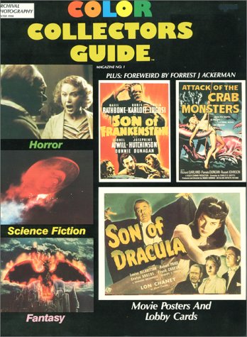 Color Collectors Guide #1 - Horror, Science Fiction, Fantasy Movie Posters & Lobby Cards Books