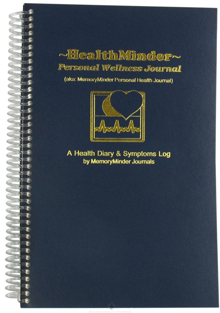 Healthminder Personal Wellness Journal A.k.a Memoryminder Personal Health Journal: Health Diary & Symptoms Log: Health Diary and Symptoms Log Health, Nutrition & Fitness