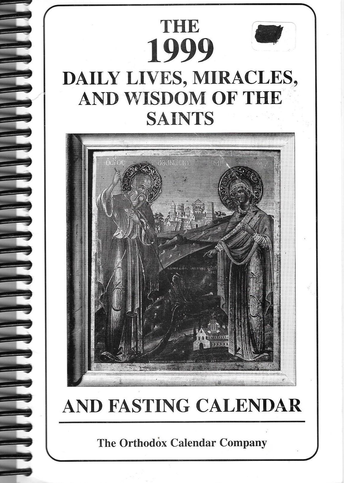 1999 Daily Lives, Miracles, and Wisdom of the Saints and Fasting Calendar Books