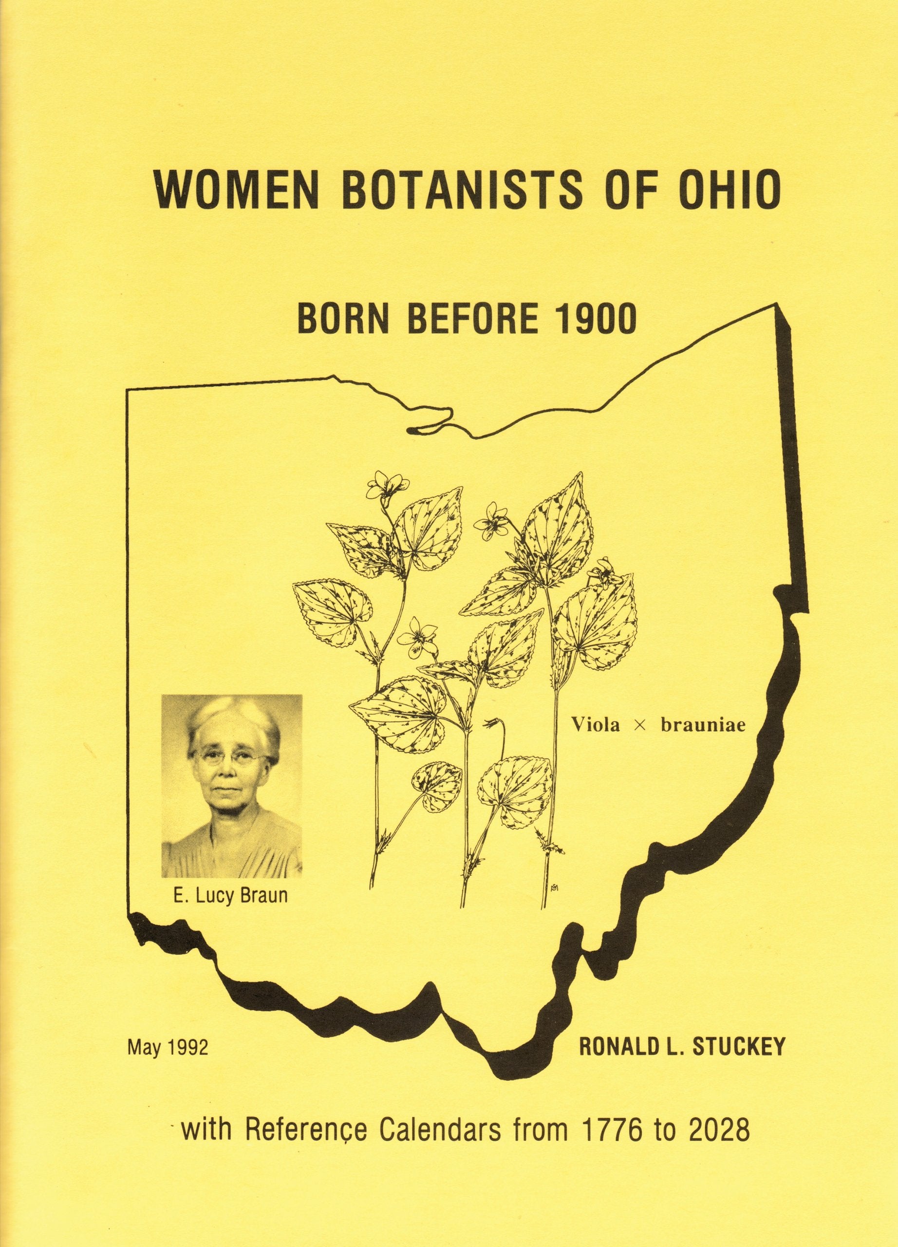 Women Botanists of Ohio Born Before 1900 Books