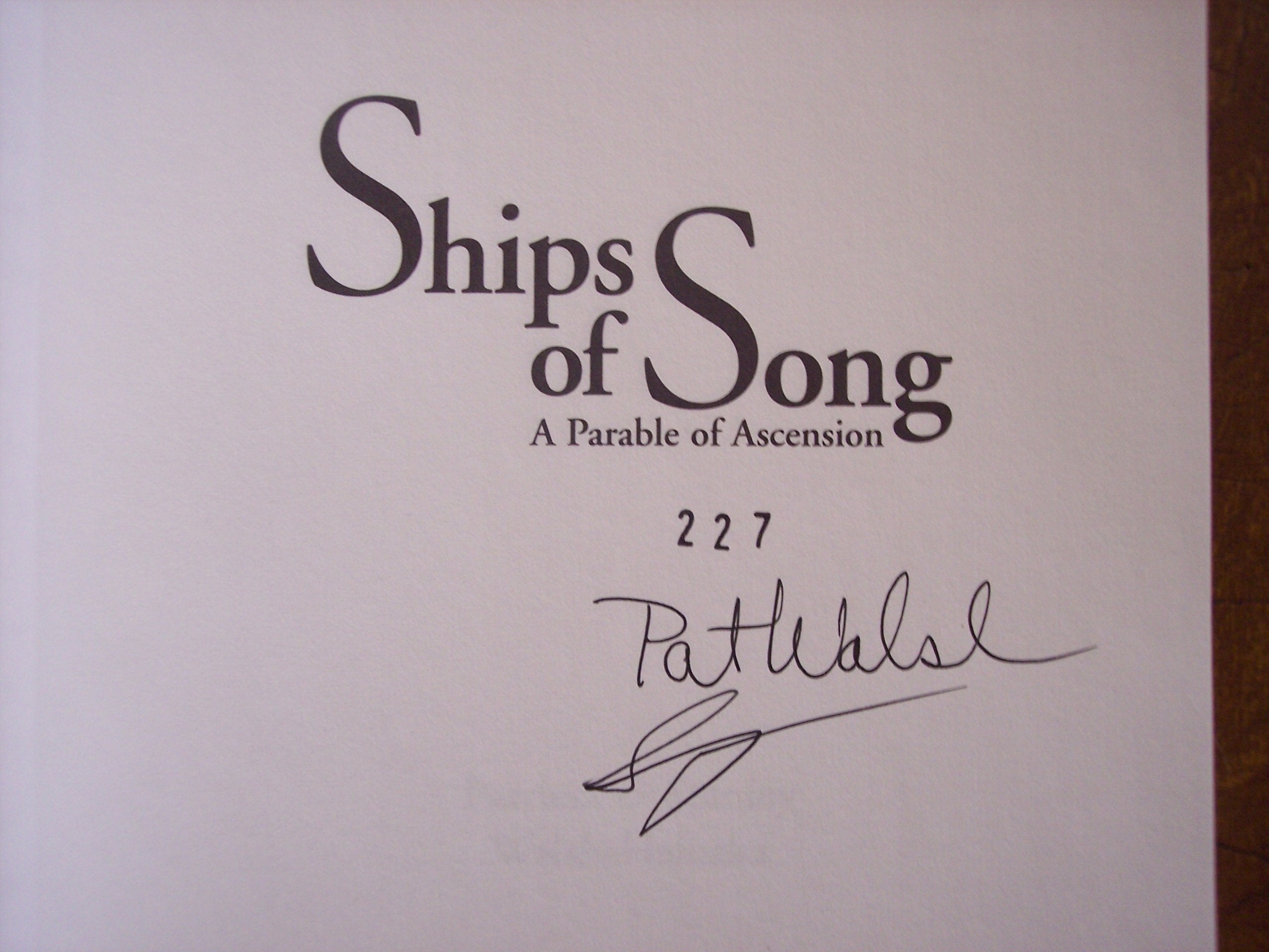 Ships of Song: A Parable of Ascension Contemporary literature