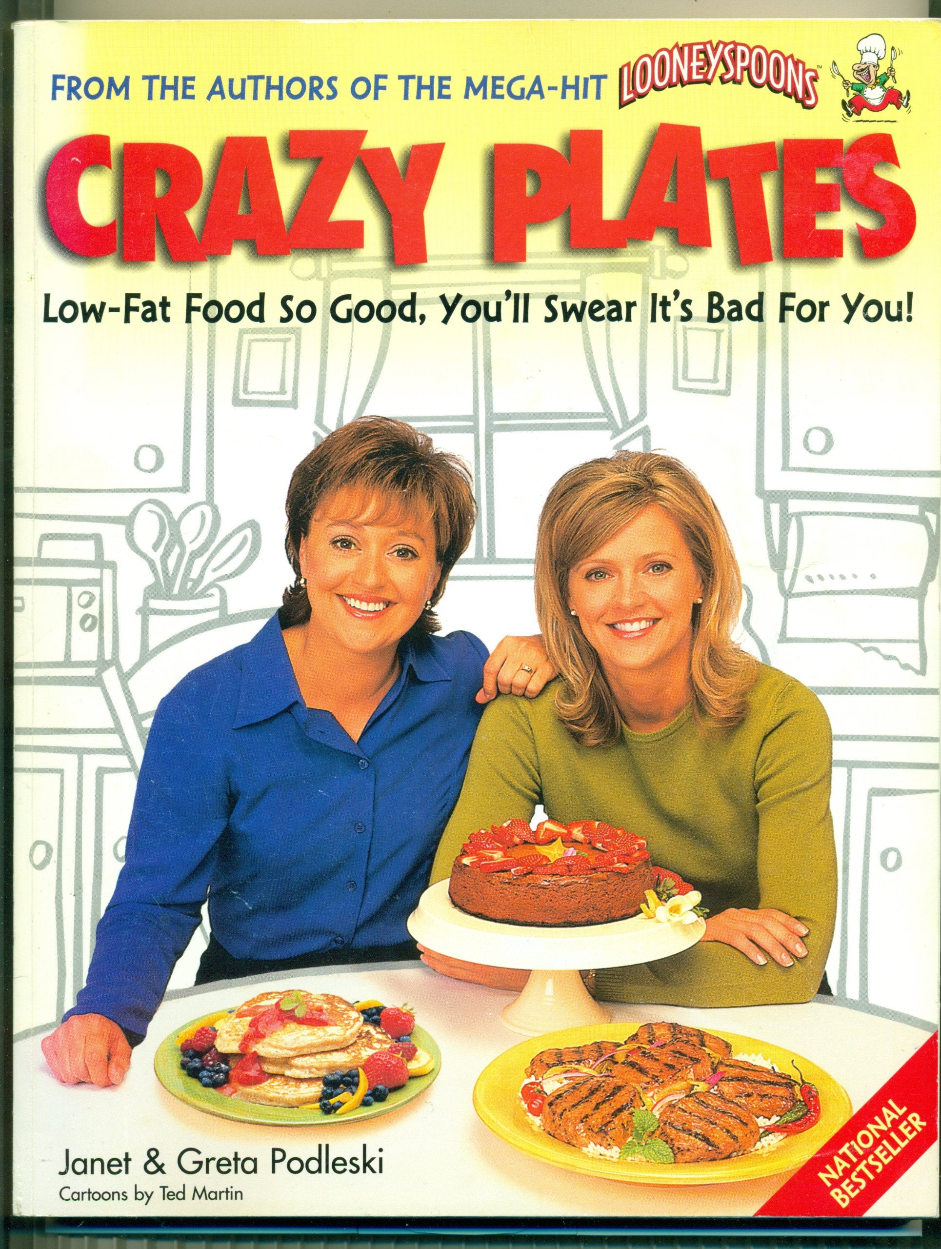 CRAZY PLATES low-Fat Food So Good, You'll Swear It's Bad for You Books