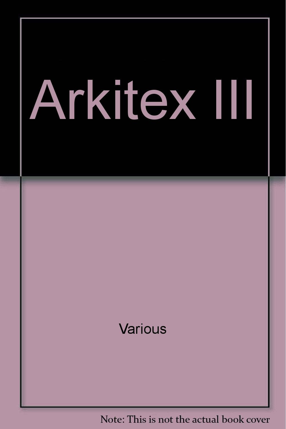 Arkitex III Books