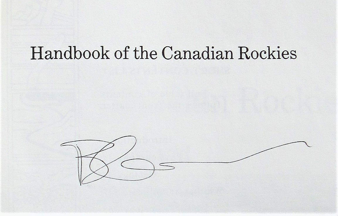 Handbook of the Canadian Rockies Books