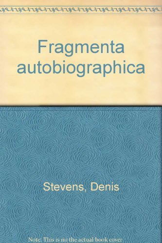 Fragmenta autobiographica Books
