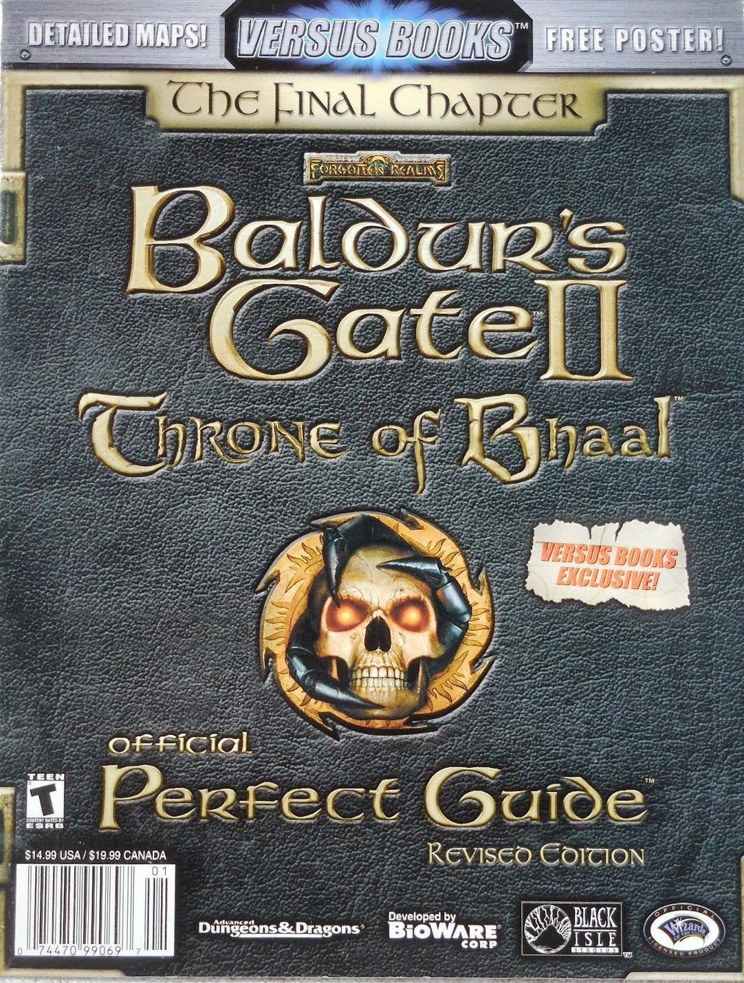 Versus Books Official Baldurs Gate II: Throne of Bhaal Perfect Guide [Paperba... book