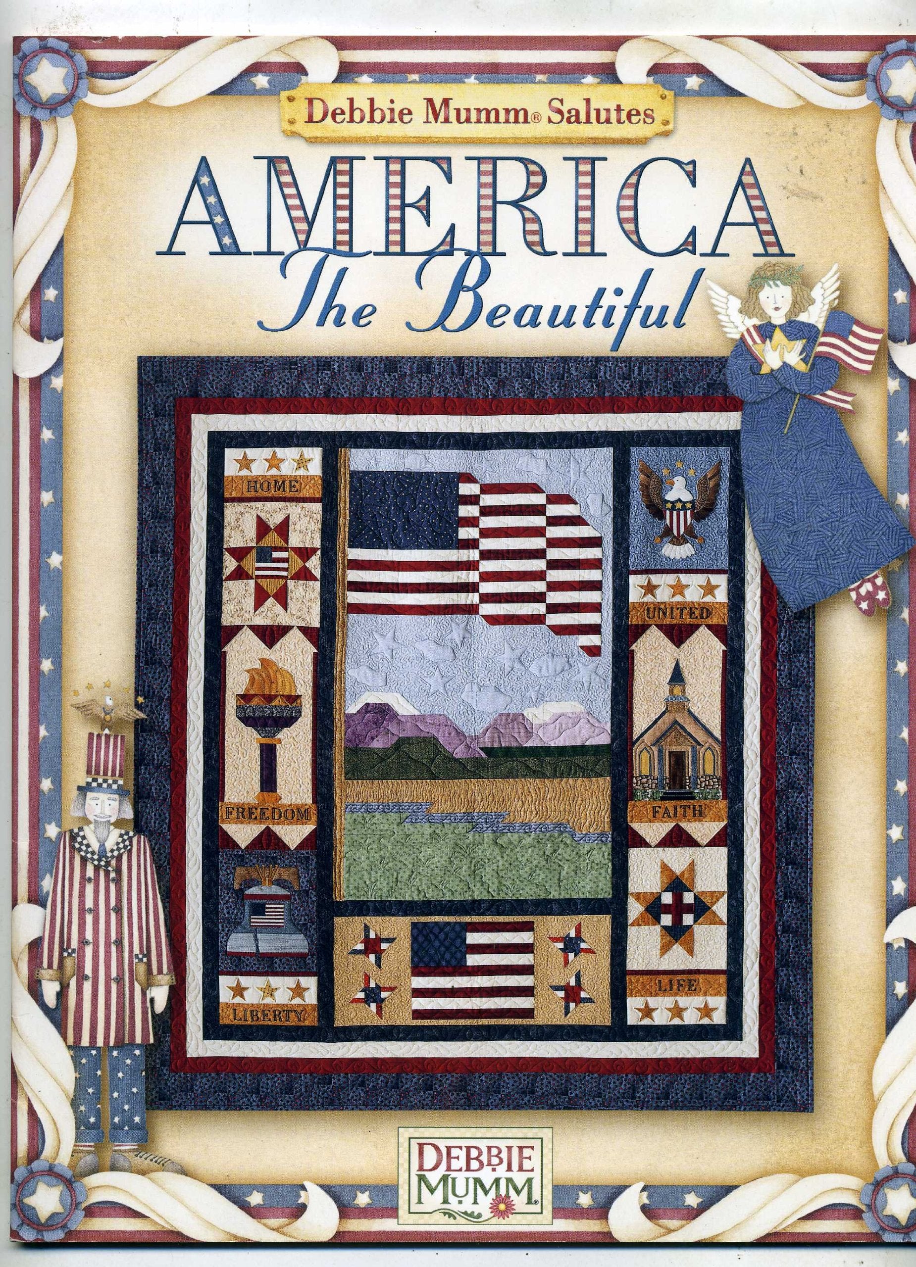 Debbie Mumm salutes America the beautiful book