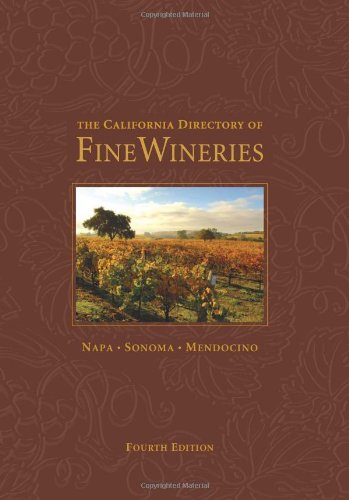 California Directory of Fine Wineries book