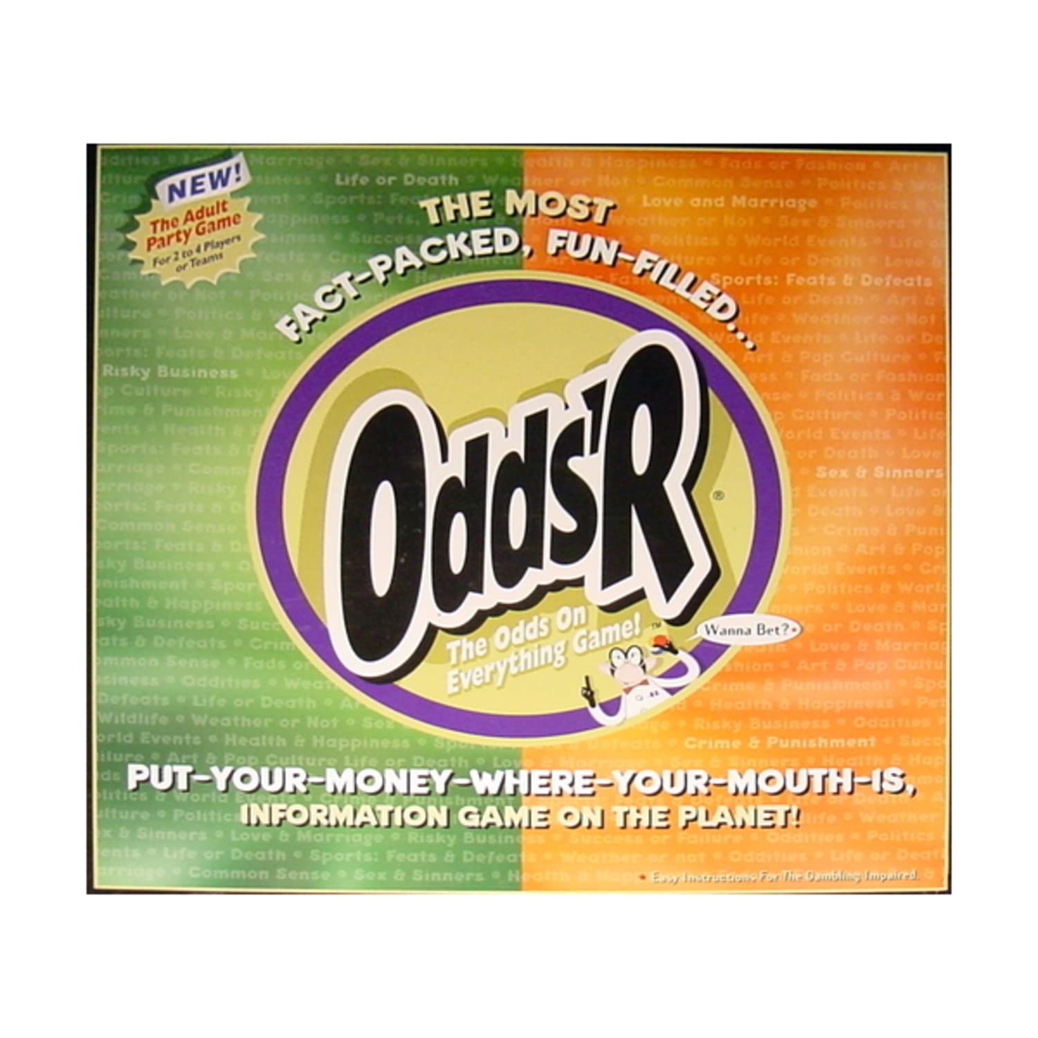 Odds R Board Game by Eagle Games by Eagle Games Board Games