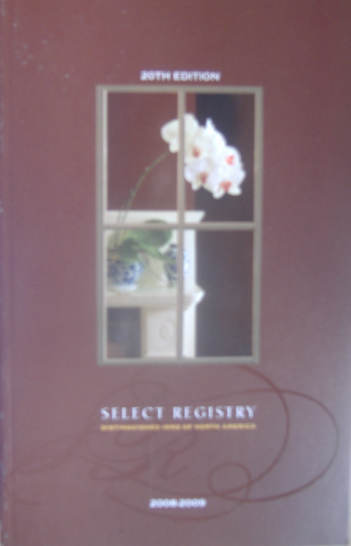 Select Registry- Distinguished Inns of North America 2008-2009 Books
