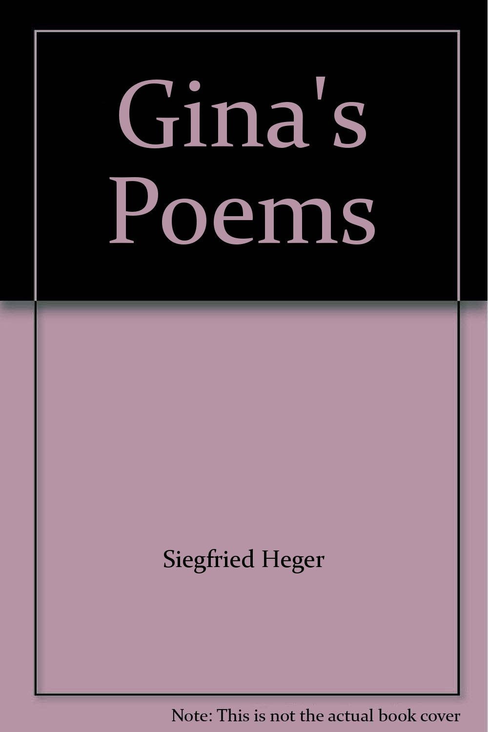 Gina's Poems : Adventures in Love Books