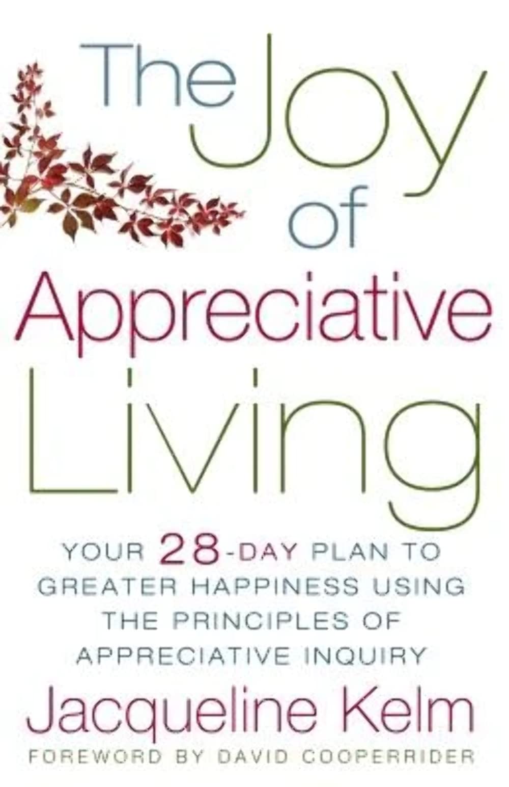 The Joy of Appreciative Living: Your 28-Day Plan to Greater Happiness Using the Principles of Appreciative Inquiry Business, Finance & Career