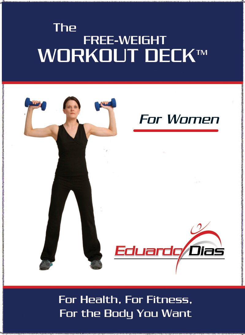 The Free Weight Workout Deck- For Women. The Pocket Personal Trainer. By Eduardo Dias Books