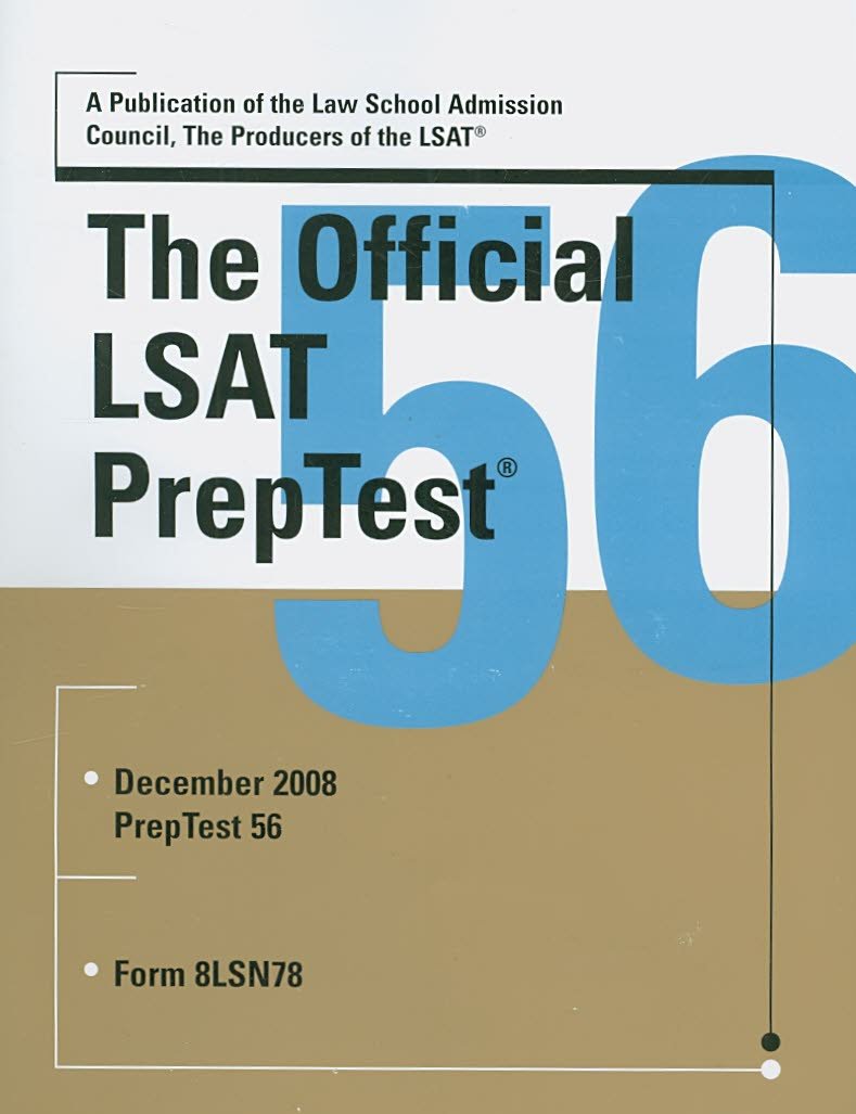 The Official LSAT Preptest 56: A Publications of the Law School Admission Council, the Producers of the Lsat Law