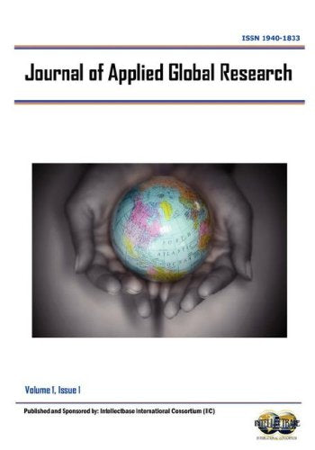 Journal of Applied Global Research Jagr book