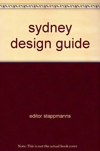 sydney design guide Books