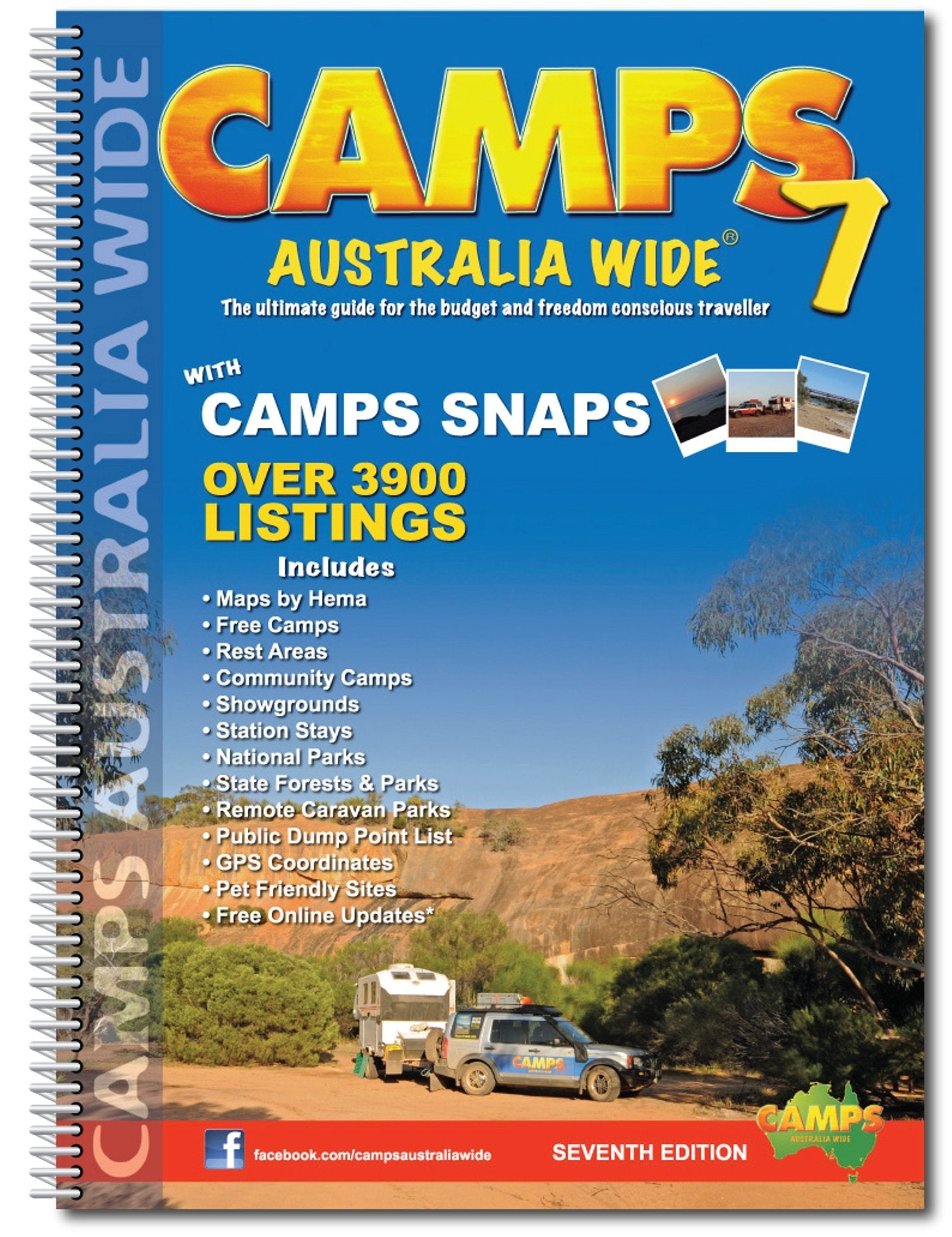 Camps Australia Wide 7 B4 Atlas incl. Camps Snaps Books
