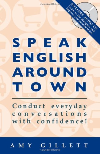Speak English Around Town (Book & Audio CD set) Reference Books