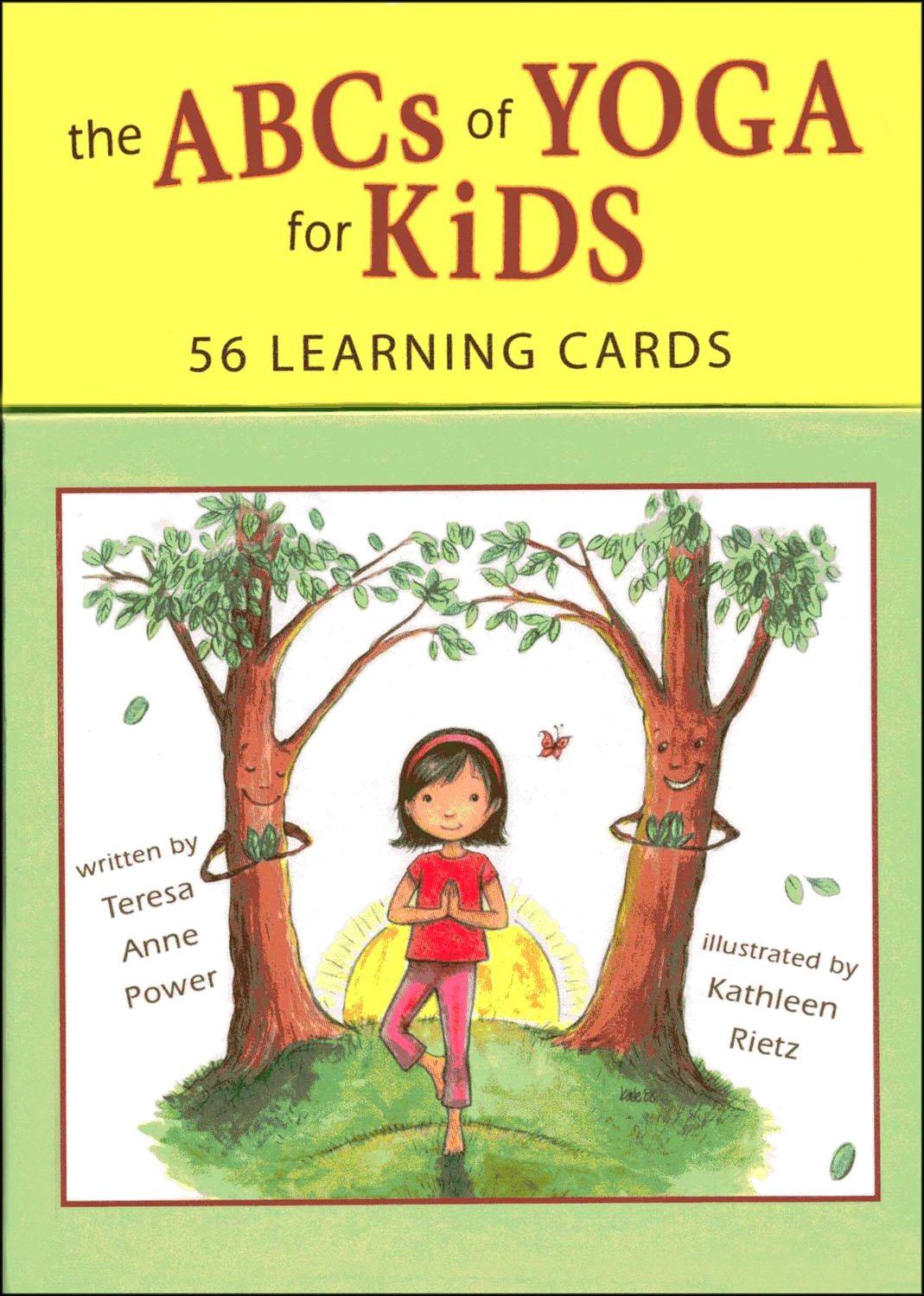 ABCs of Yoga for Kids: 56 Learning Cards Health, Nutrition & Fitness