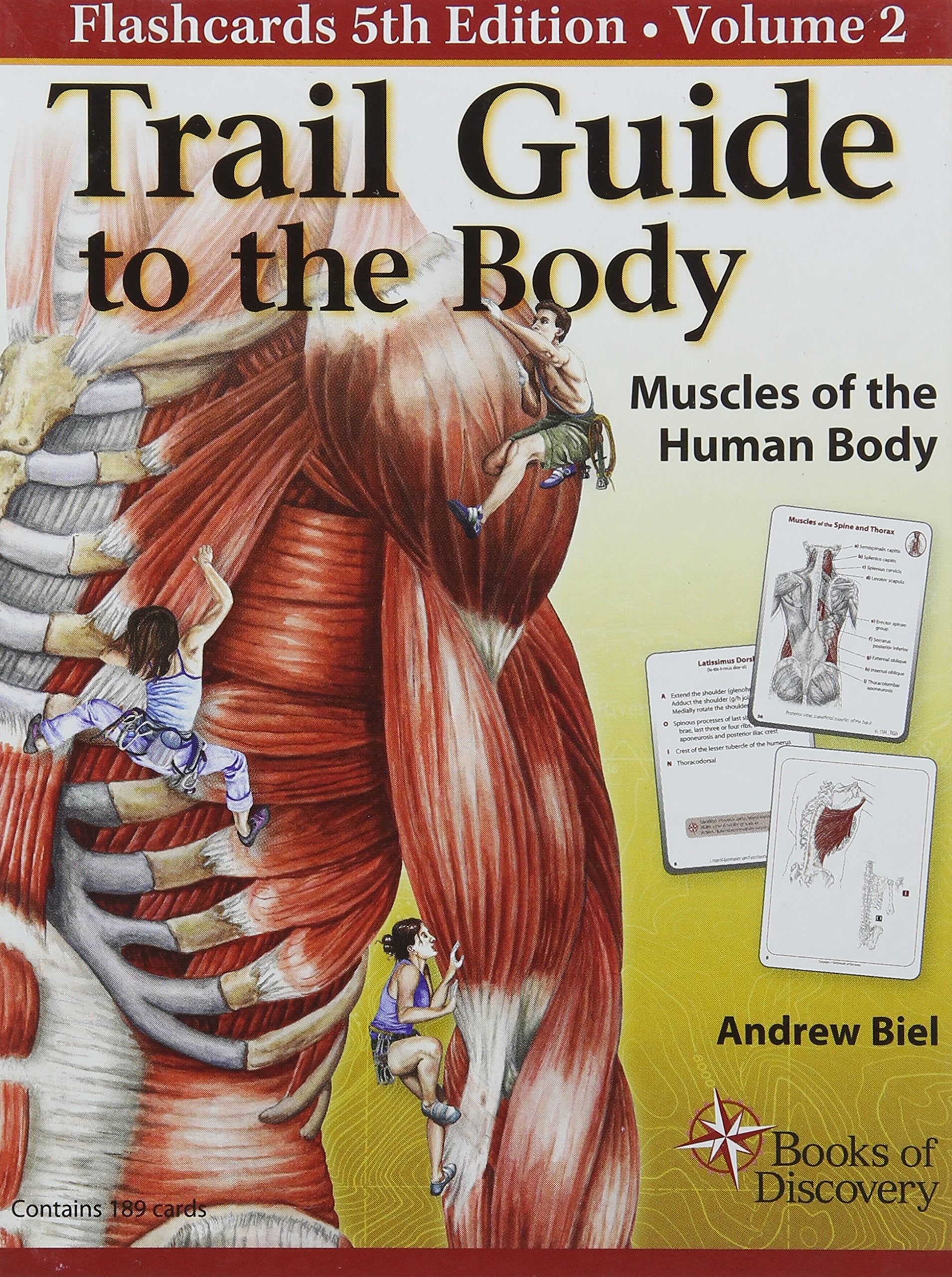Trail Guide to the Body Flashcards, Vol. 2: Muscles of the Body Medicine