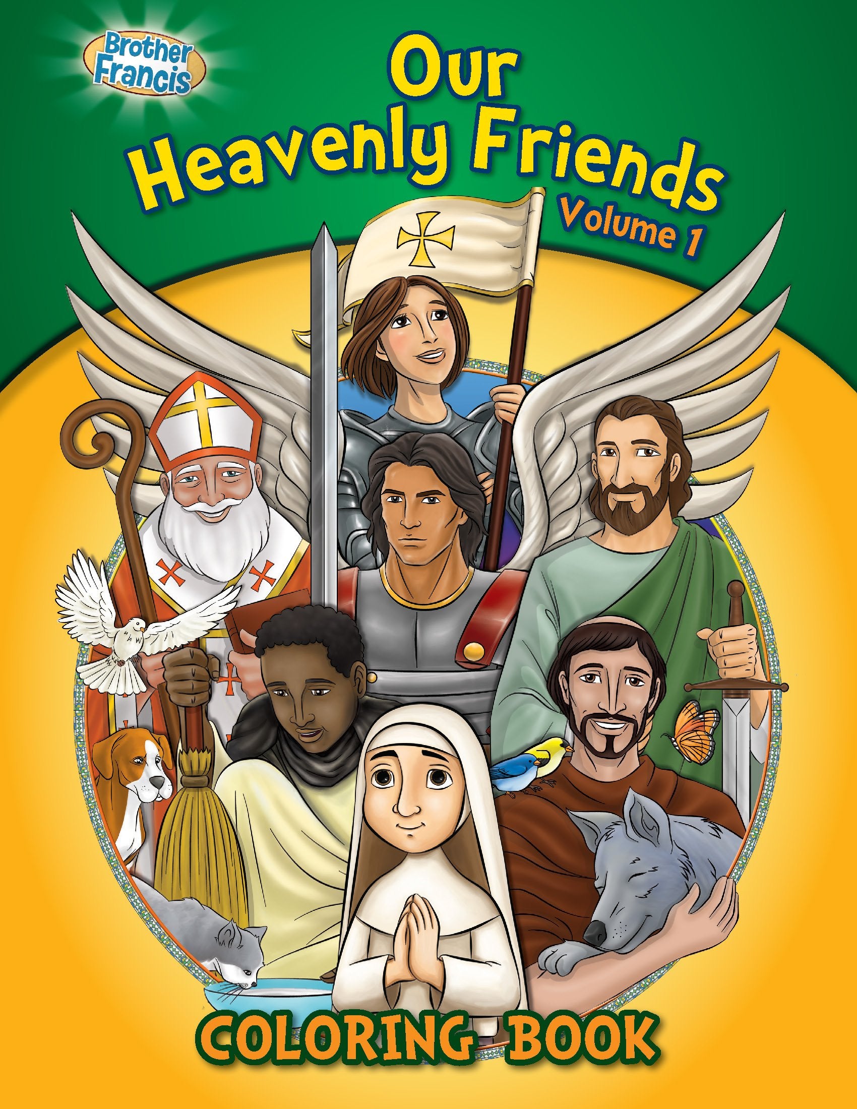 Coloring Book: Our Heavenly Friends V1 Social Sciences
