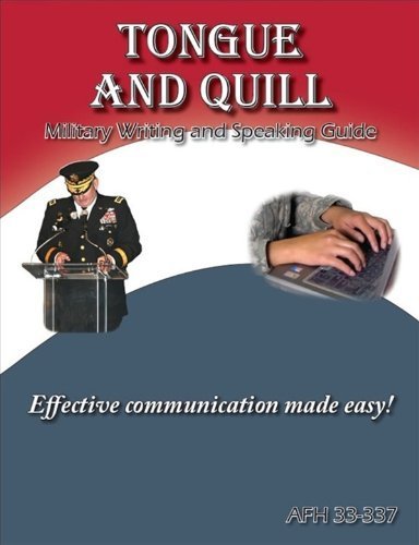 Zunge und Quill Military Schreib- und Sprechanleitung Books