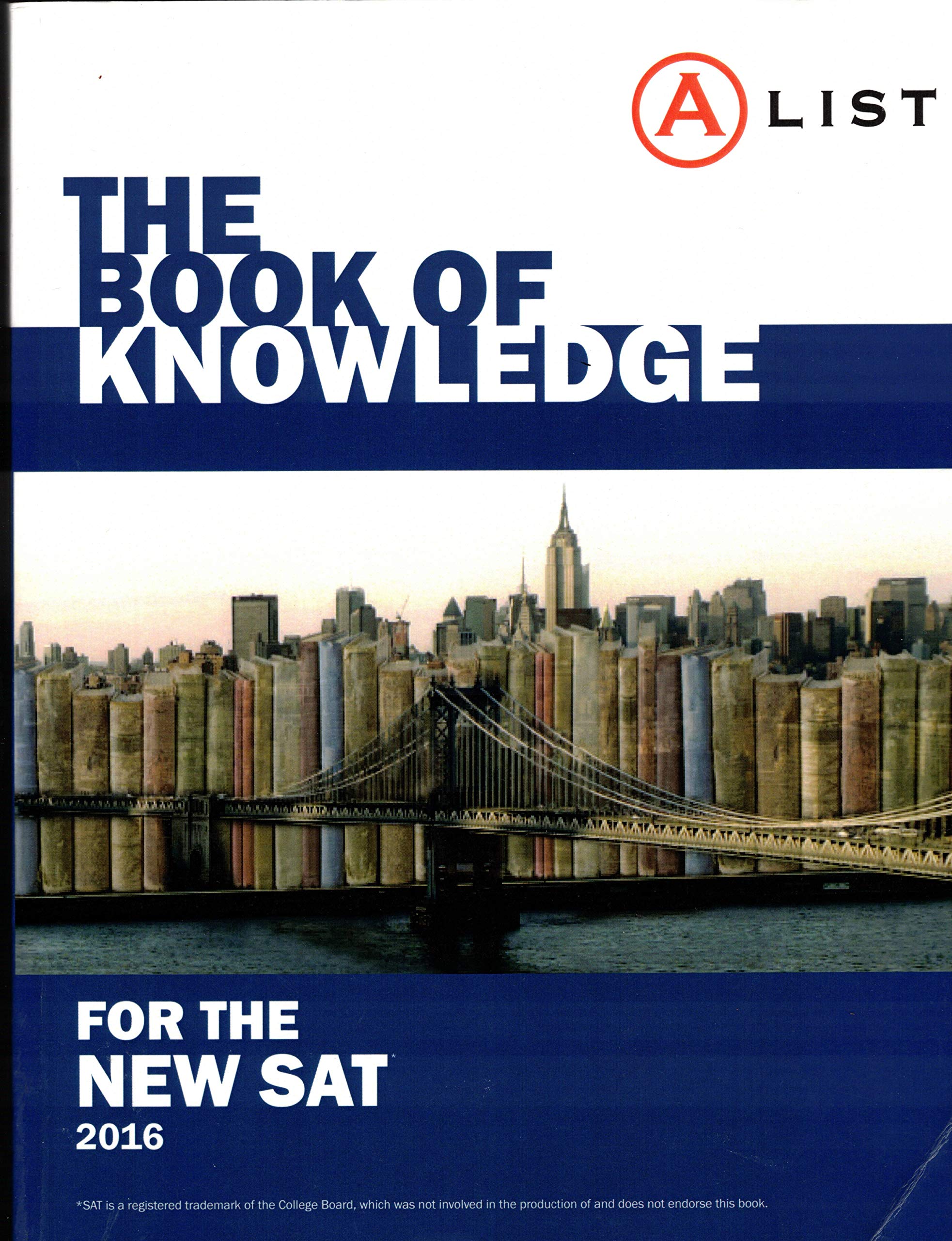 A-LIST The Book of Knowledge for the New SAT 2016 - Student Edition Books