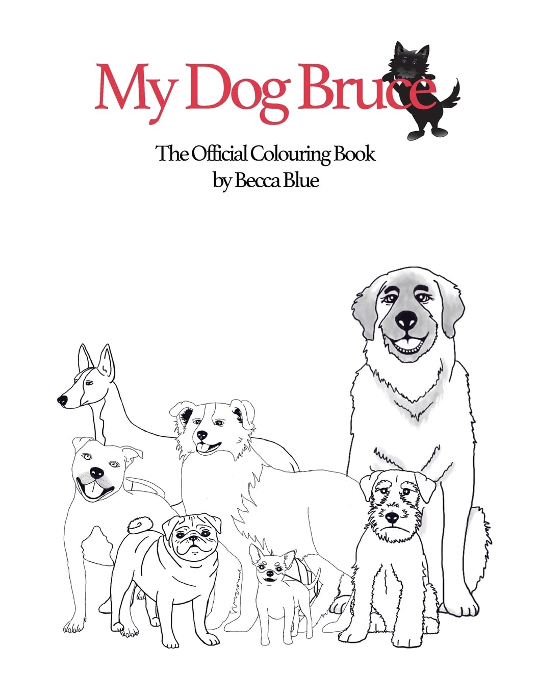 My Dog Bruce Official Colouring Book Tiptoi & Games