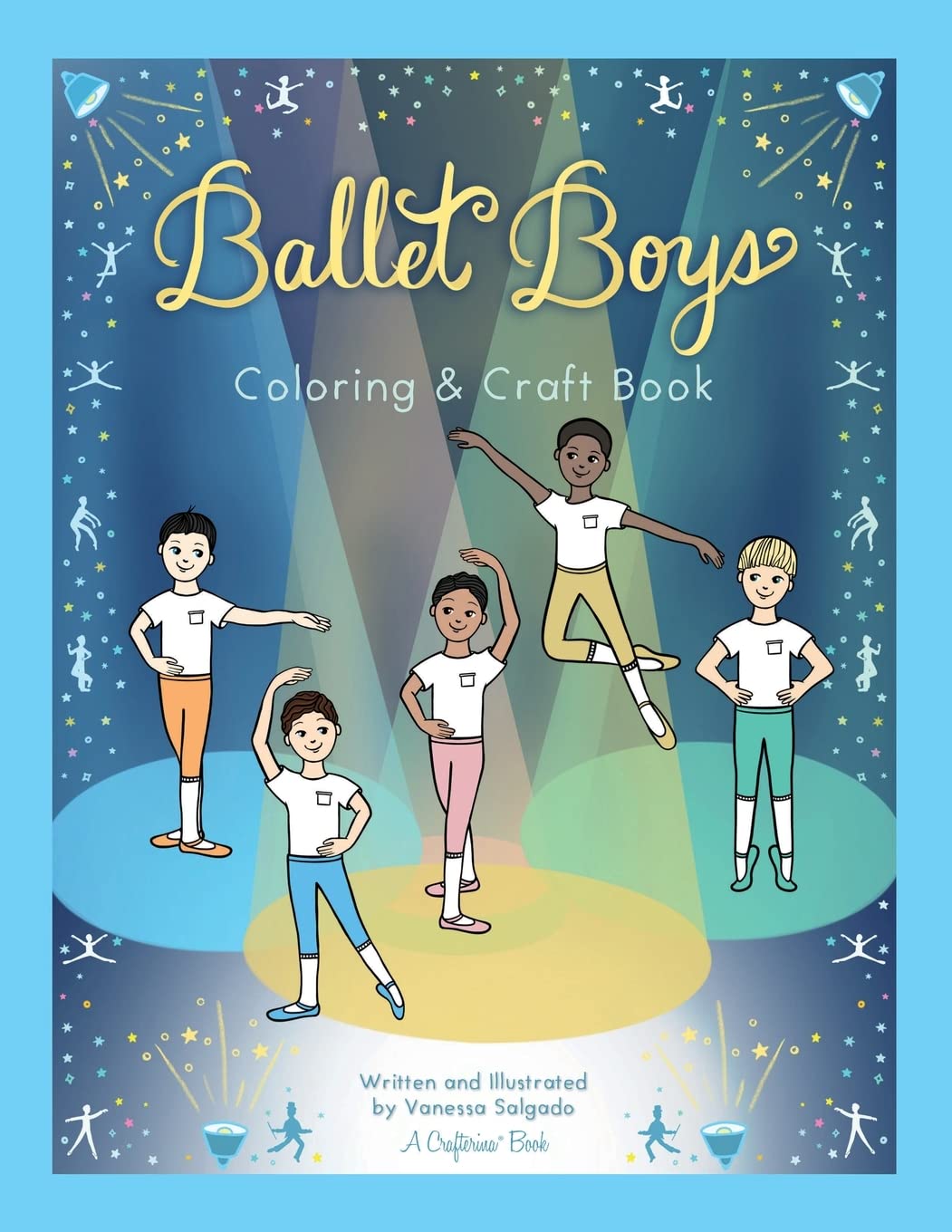 Ballet Boys Coloring & Craft Book (Crafterina® Book Series) Non-fiction