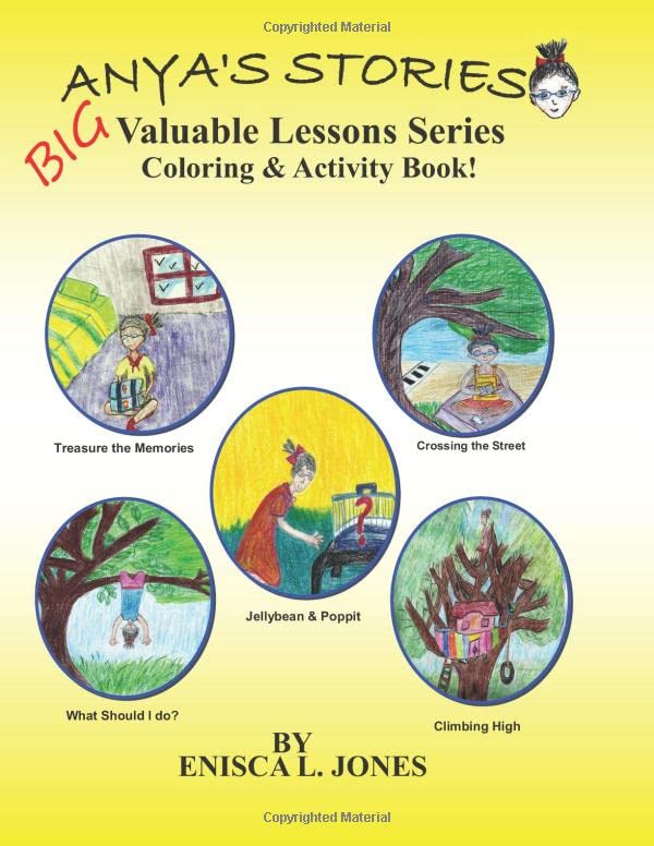 Anya's Stories Valuable Lessons Series BIG Coloring & Activity Book Novels & Short Stories