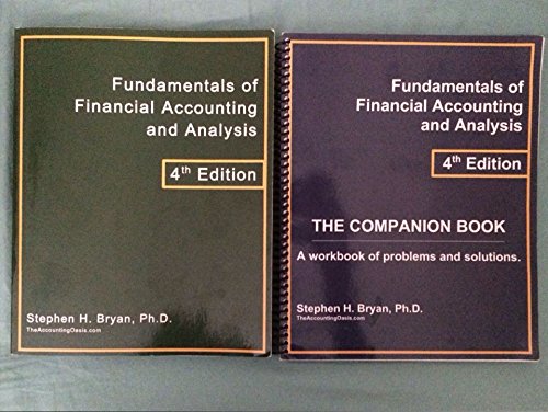 Fundamentals of Financial Accounting and Analysis 4th edition Books