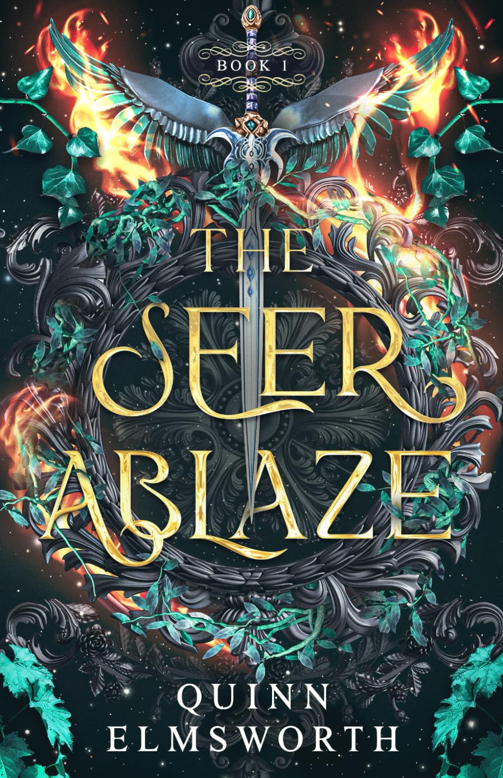 The Seer Ablaze (The Viridian Curse #1) LGBTQ+