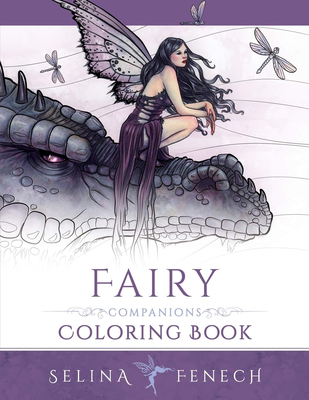 Fairy Companions Coloring Book - Fairy Romance, Dragons and Fairy Pets (Fantasy Coloring by Selina, Band 4) Film, Art & Culture