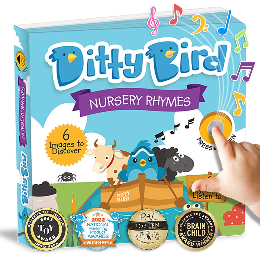 Ditty Bird Nursery Rhymes Interactive Musical Sound Book for Toddlers 1- 3 Sing-Along Boardbook for Baby book