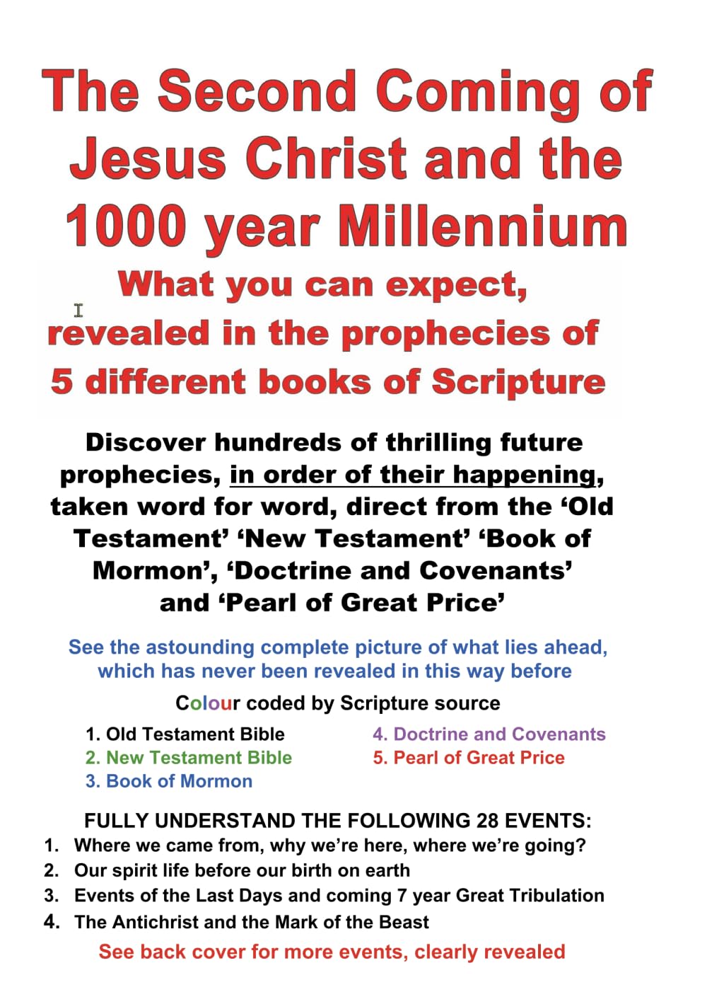 The Second Coming of Jesus and the 1000 year Millennium Politics & History