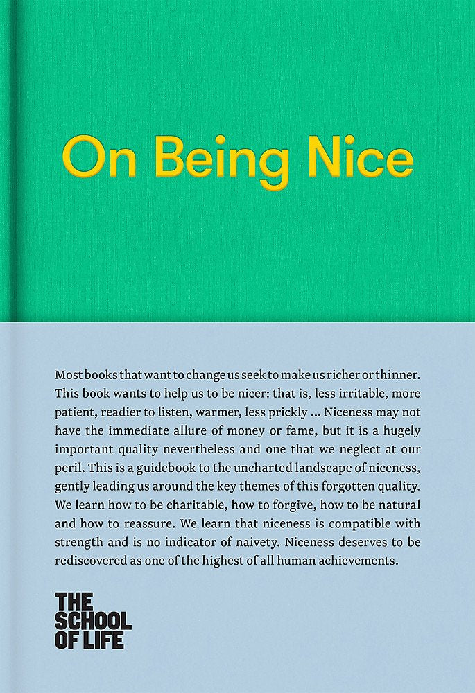 On Being Nice Philosophy Books